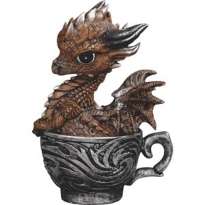 Dragon Hatchling in Cup Statue