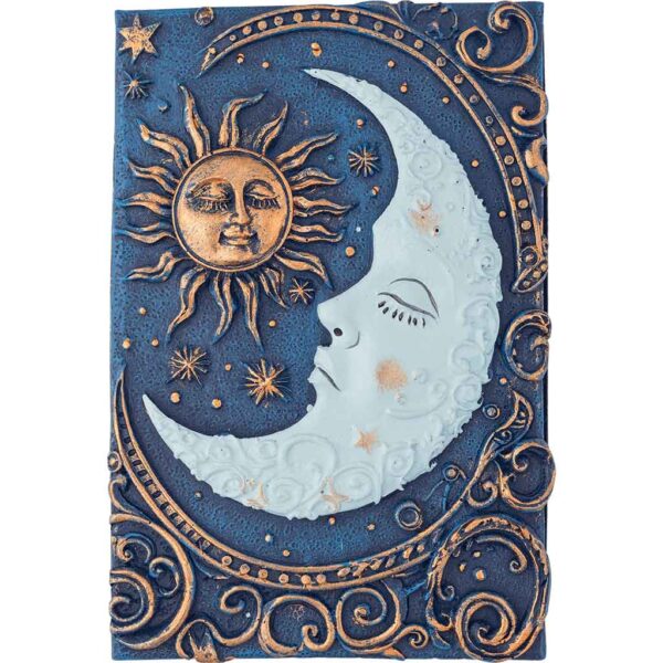 Celestial Sun and Moon Trinket Box