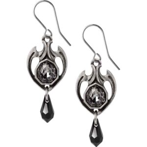 Midnight Memorial Dropper Earrings
