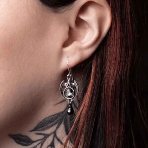 Midnight Memorial Dropper Earrings