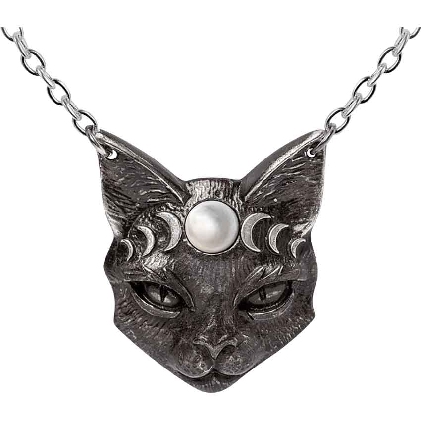 Mystic Moon Cat Necklace