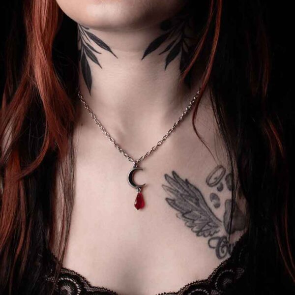 Tears of the Moon Red Necklace