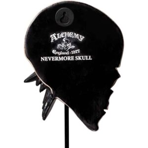 Nevermore Skull Plaque with Stand