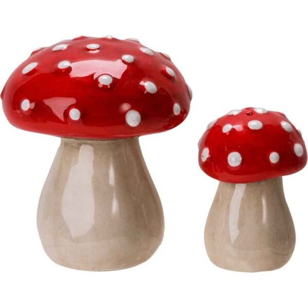 Toadstool Mushrooms Salt and Pepper Shakers