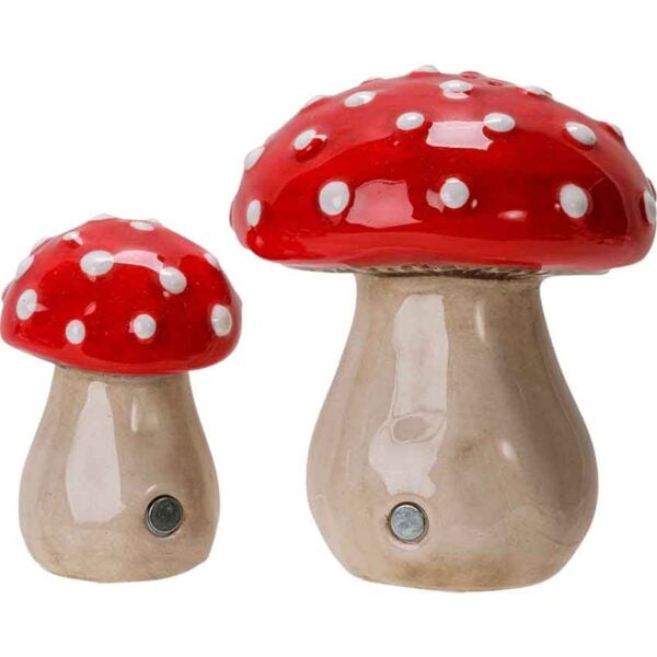 Toadstool Mushrooms Salt and Pepper Shakers
