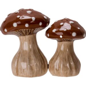 Mushroom Salt and Pepper Shakers