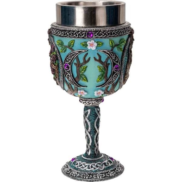 Triple Goddess Maiden Goblet