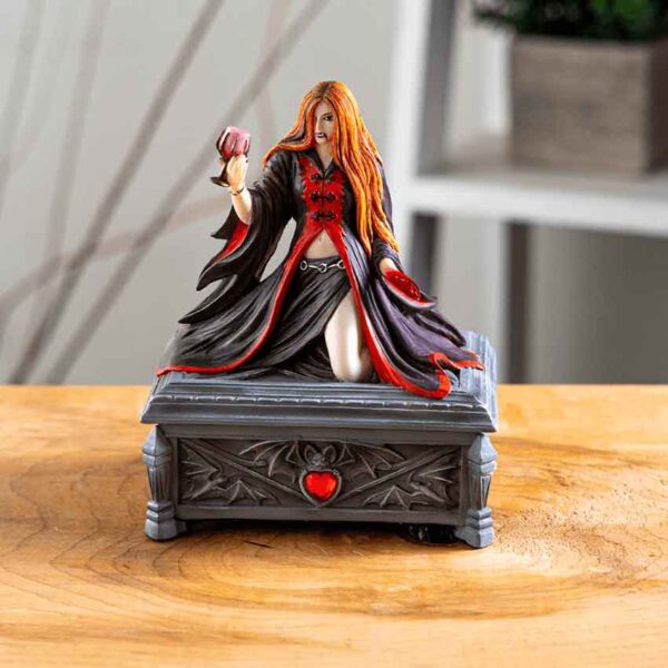 Blood Moon Vampire Trinket Box