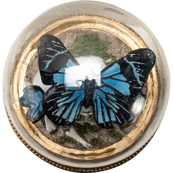 Butterflies on Skulls Statue