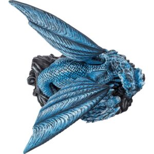 Water Dragon with Hatchling Statue