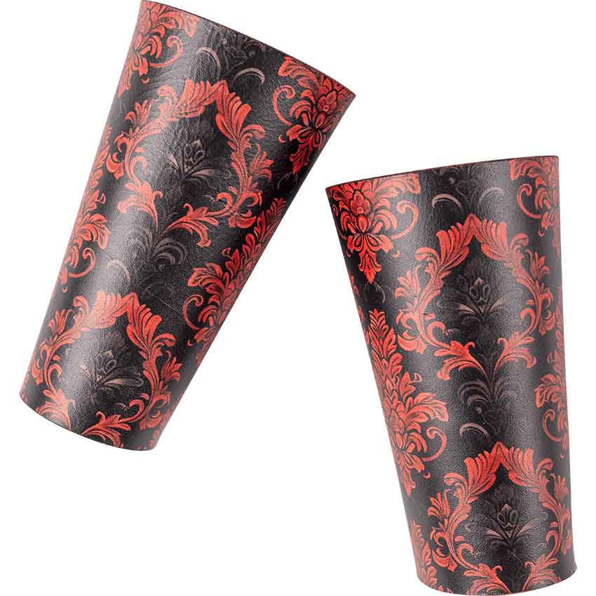 Gothic Damask Wrist Bracers