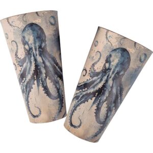 Blue Kraken Wrist Bracers