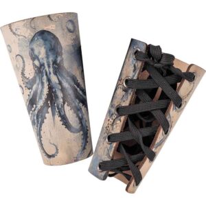 Blue Kraken Wrist Bracers