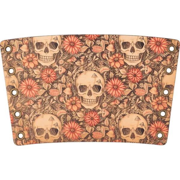 Cottagecore Skull Wrist Bracers