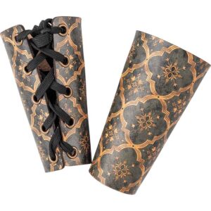 Medieval Quatrefoil Wrist Bracers