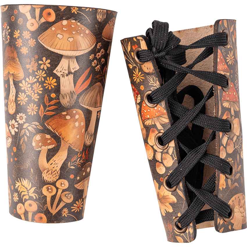 Wild Mushroom Wrist Bracers