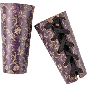 Purple Flourish Wrist Bracers