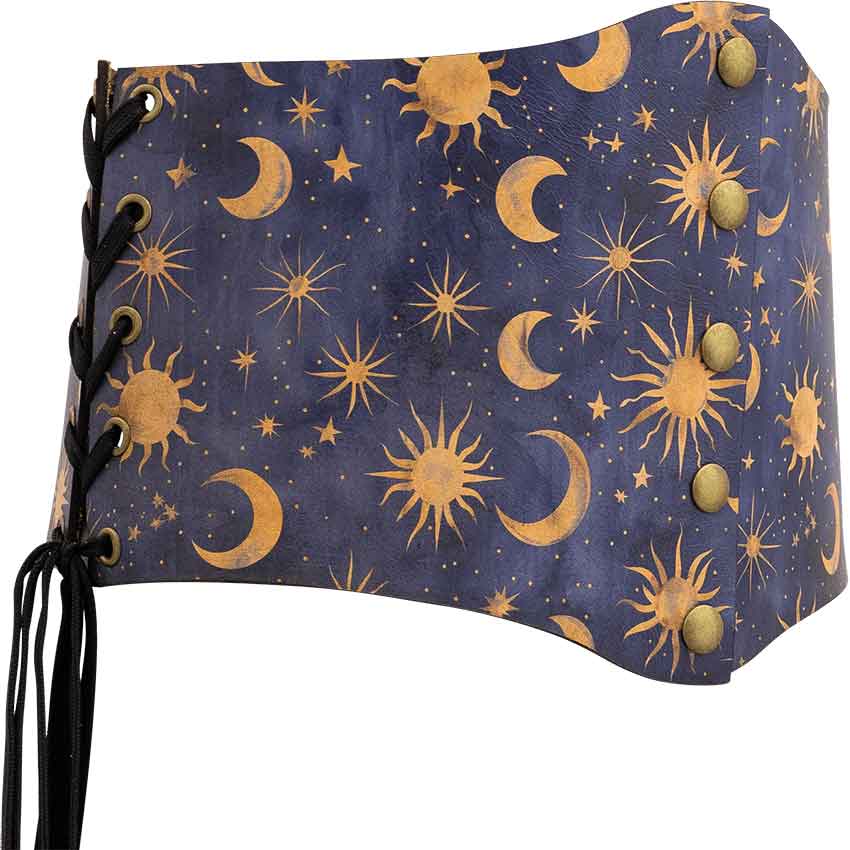 Celestial Midnight Snap Front Waist Cincher