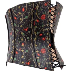 Secret Garden Leather Corset