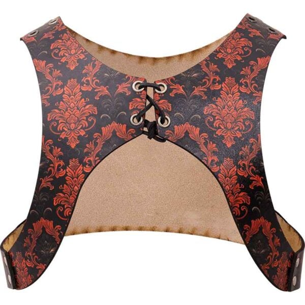 Gothic Damask Leather Jacket