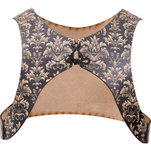 Acanthus Damask Leather Jacket