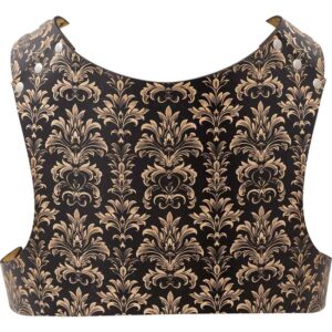 Acanthus Damask Leather Jacket