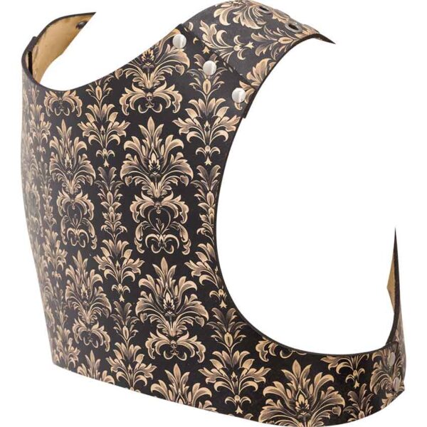 Acanthus Damask Leather Jacket