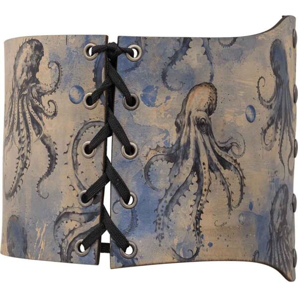 Blue Kraken Snap Front Waist Cincher