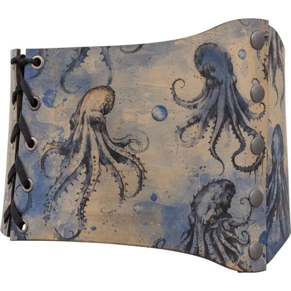 Blue Kraken Snap Front Waist Cincher