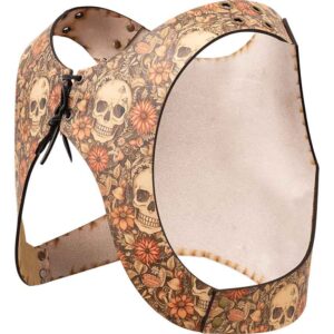 Cottagecore Skull Leather Jacket