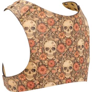 Cottagecore Skull Leather Jacket