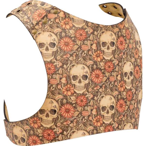 Cottagecore Skull Leather Jacket