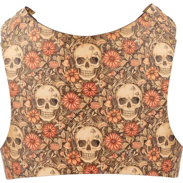 Cottagecore Skull Leather Jacket