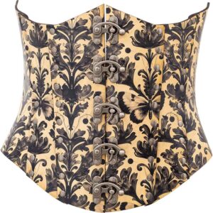 Gothic Entomology Leather Corset