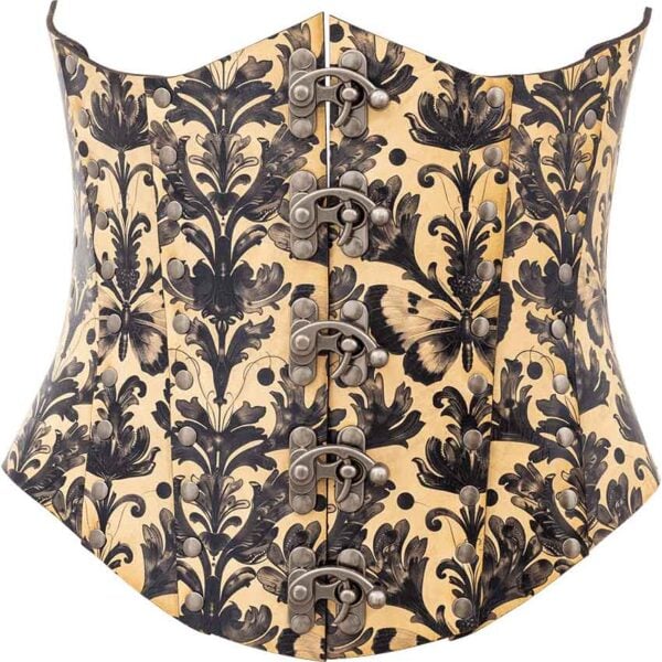 Gothic Entomology Leather Corset