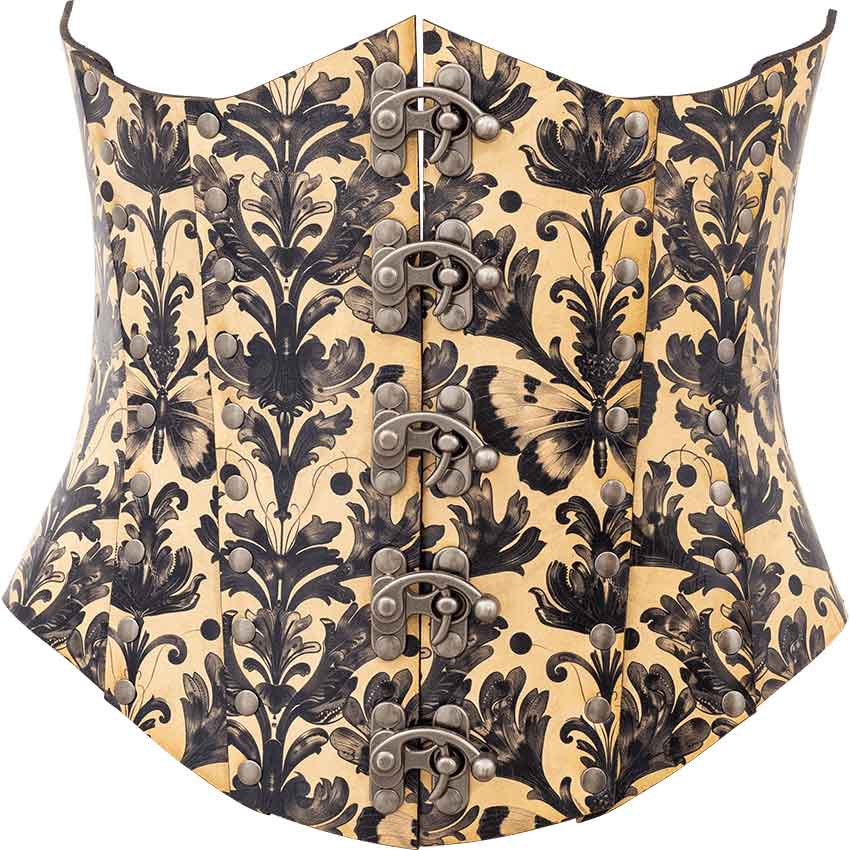 Gothic Entomology Leather Corset