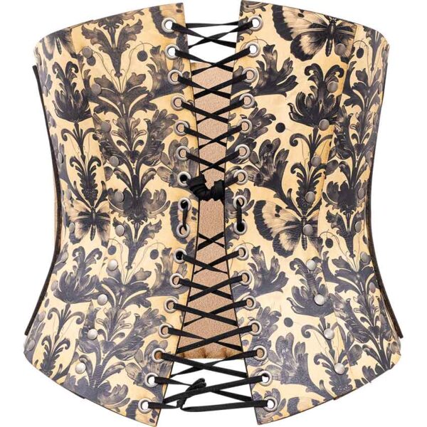 Gothic Entomology Leather Corset