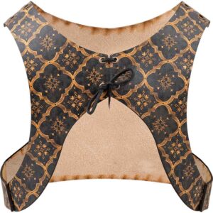 Medieval Quatrefoil Leather Jacket