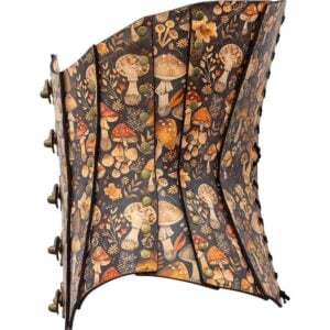 Wild Mushroom Leather Corset