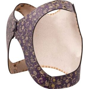 Purple Flourish Leather Jacket