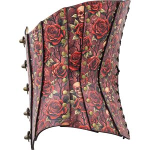 Gothic Rose Leather Corset