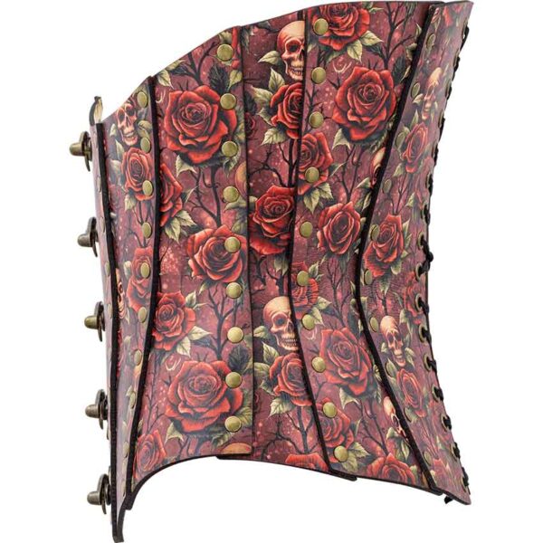 Gothic Rose Leather Corset