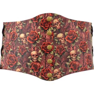 Gothic Rose Snap Front Waist Cincher