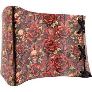 Gothic Rose Snap Front Waist Cincher