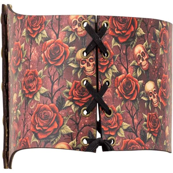 Gothic Rose Snap Front Waist Cincher