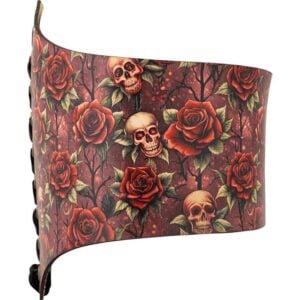 Gothic Rose Leather Waist Cincher