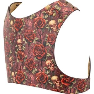 Gothic Rose Leather Jacket