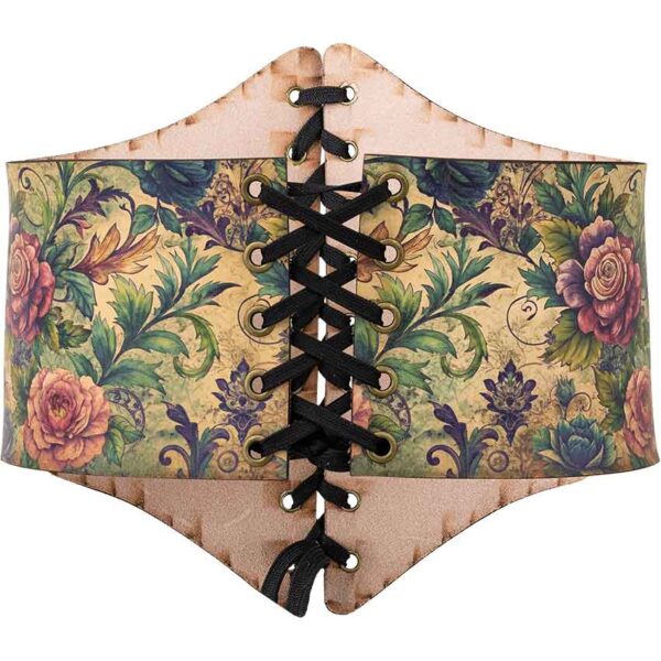 Fairy Garden Leather Waist Cincher