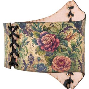 Fairy Garden Leather Waist Cincher
