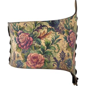 Fairy Garden Leather Waist Cincher